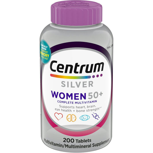 Centrum Silver Women 50+ Multivitamin / Multimineral Dietary Supplement Tablets