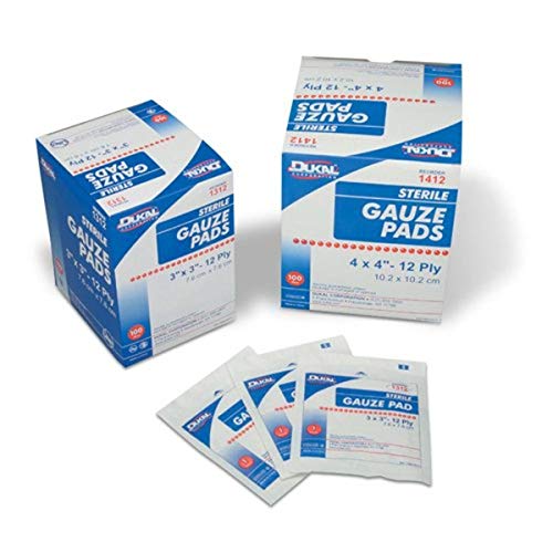 Cramer Gauze 12 Ply St 3X3″ 100 Pads