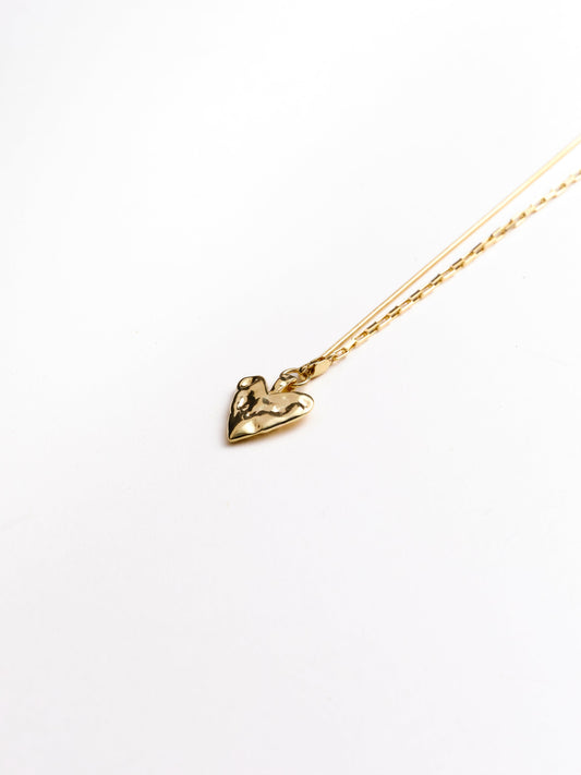 Jessie Beaten Heart Necklace