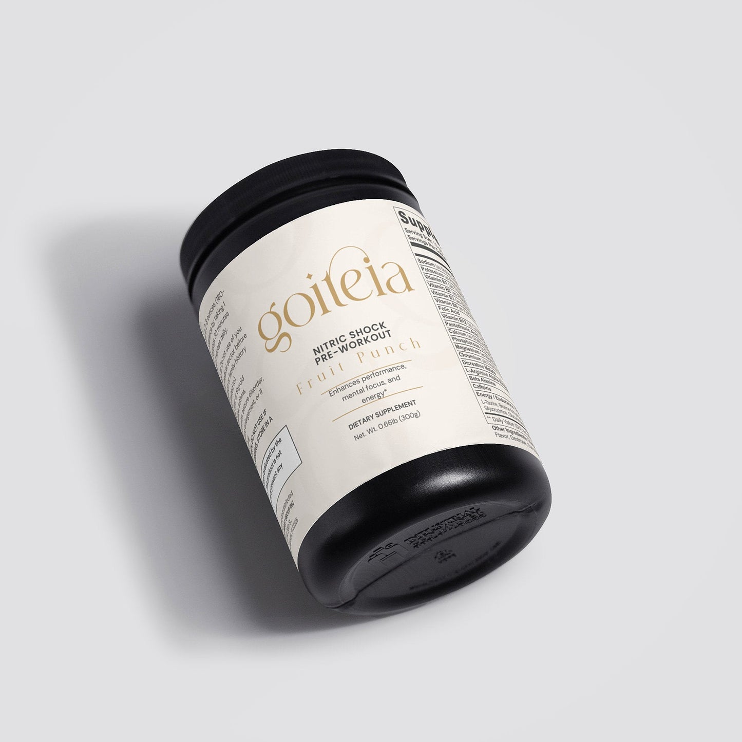 Goiteia Nitric Shock Pre-Workout Powder (Fruit Punch) 10.6 Oz (300g) - Osadia Concept Store