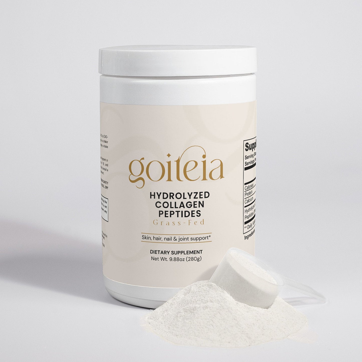 Goiteia Grass-Fed Hydrolyzed Collagen Peptides  9.88 Oz (280g) - Osadia Concept Store