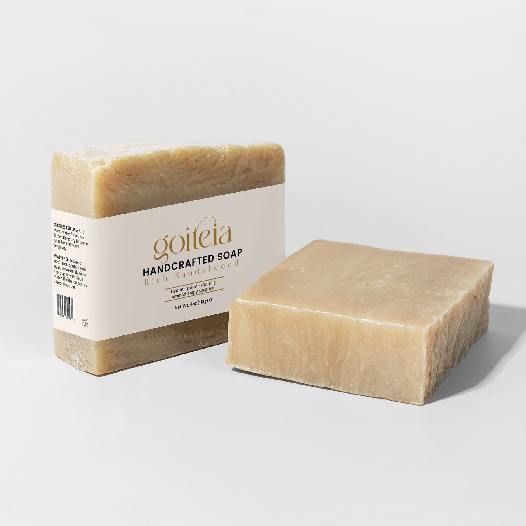 Goiteia Rich Sandalwood Soap 4 oz (113g) - Osadia Concept Store