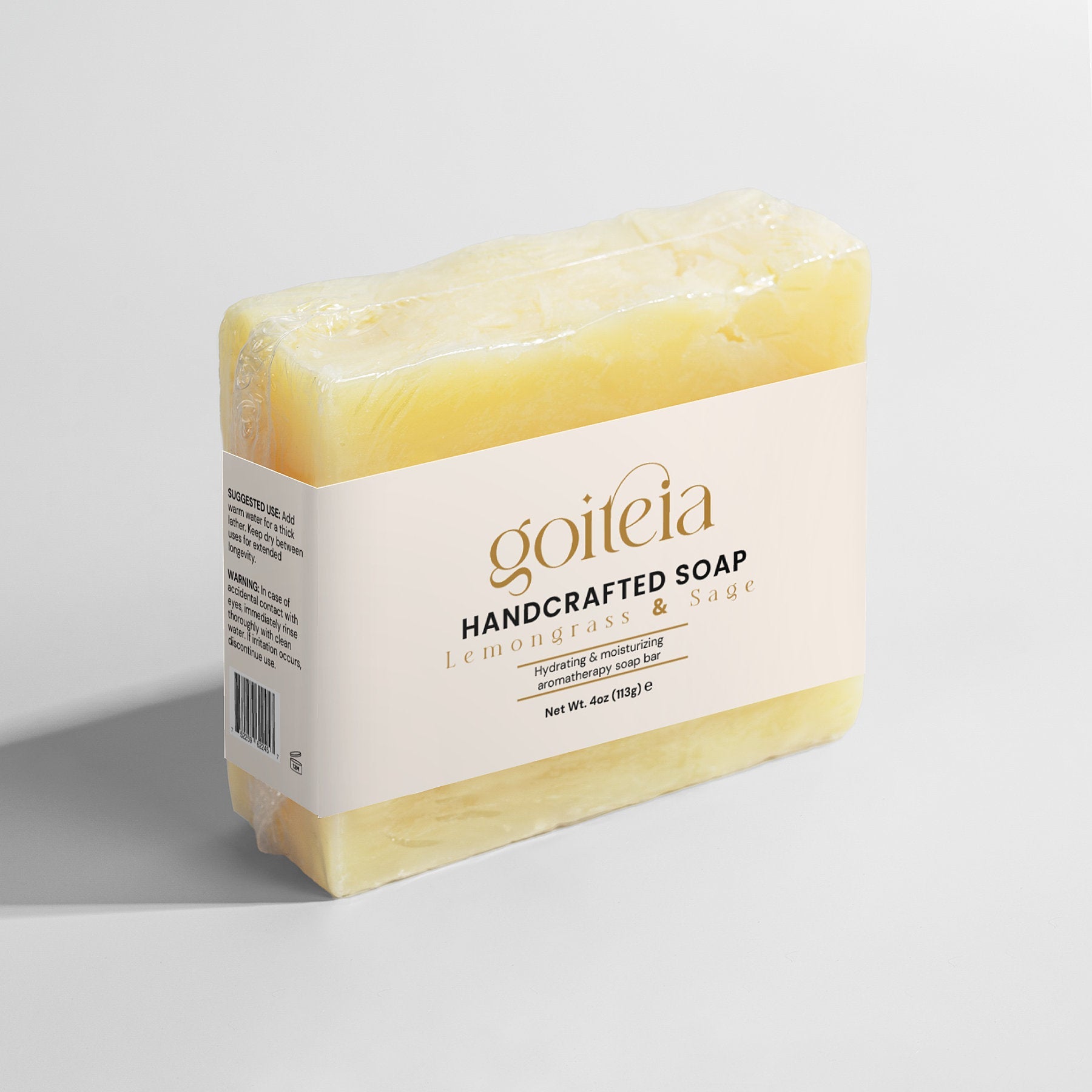 Goiteia Lemongrass & Sage Soap 4 oz (113g) - Osadia Concept Store