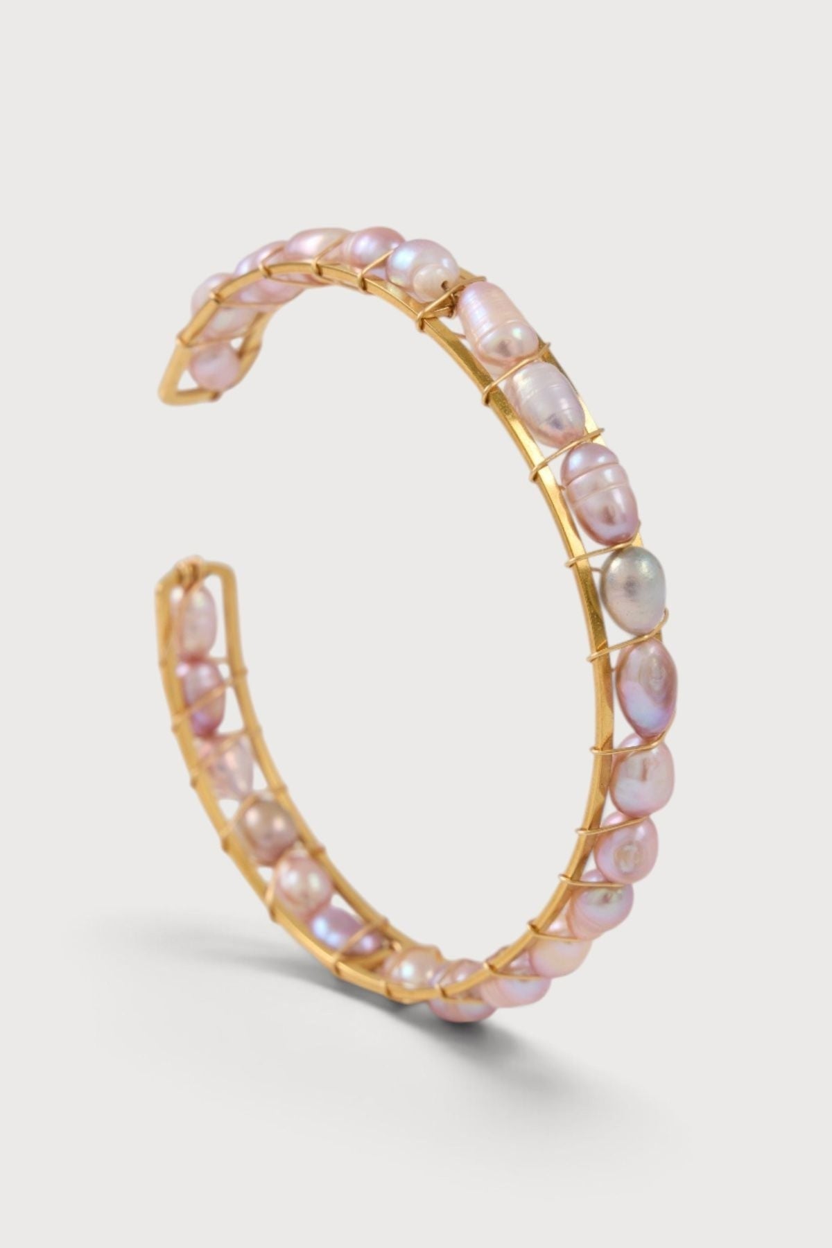 Freshwater Pearl Wrapped Cuff