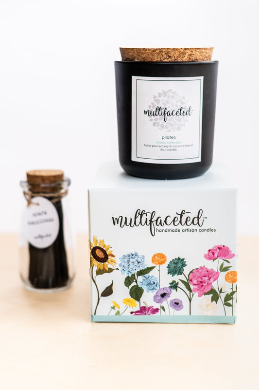 Pilates Scent Candle - Eco-Friendly 8 oz.