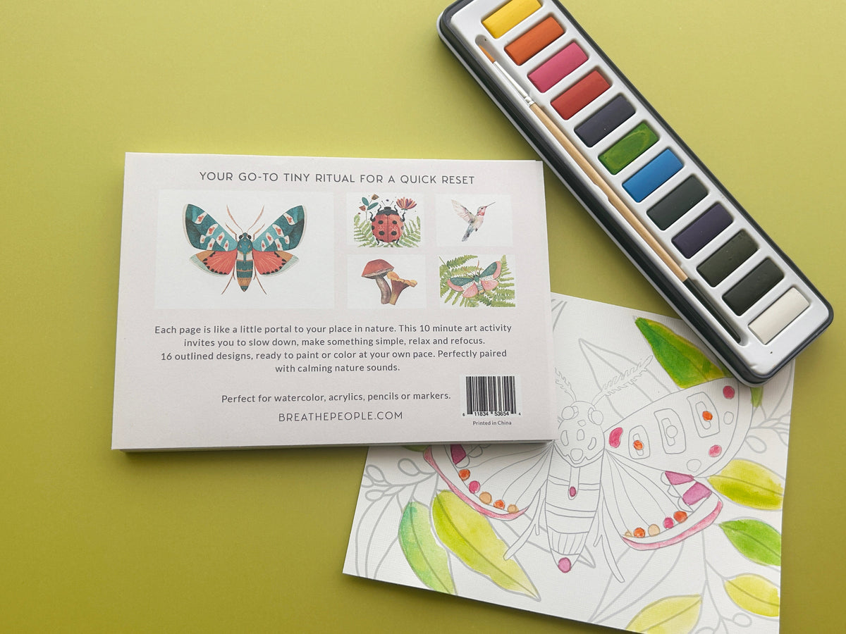 10 Minute Creative Escape Art Book — Nature Wonders