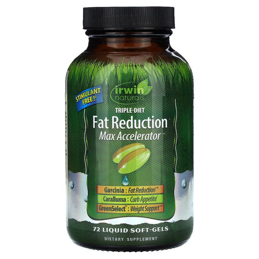 Irwin Naturals Triple Diet Fat Reduction Max Accelerator - 72 Liquid Softgels