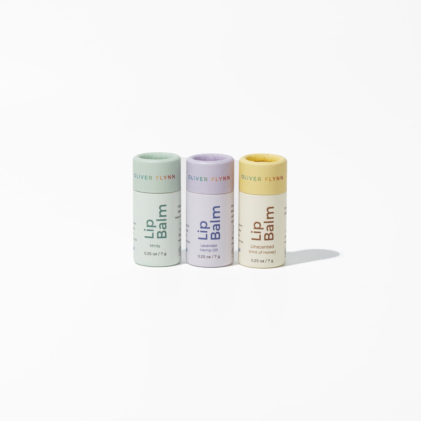 Natural Lip Balm Trio Gift Set – Eco-Friendly, Plastic-Free