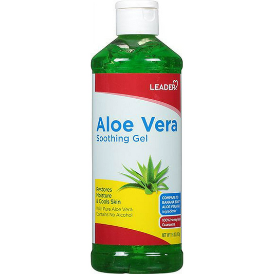 Leader Aloe Vera Gel Soothing, 16Oz