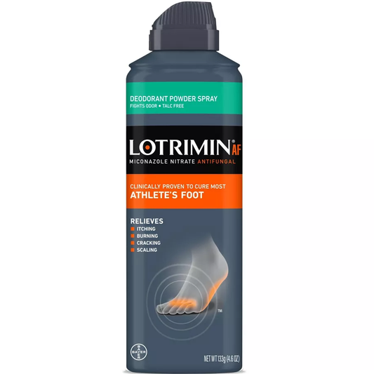Lotrimin Ultra Antifungal Spray Deodorant Powder Athlete's Foot Treatment - 4.6oz