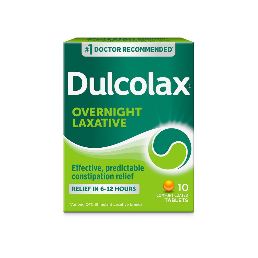 Dulcolax Overnight Relief 5 Mg Laxative Comfort Coated Tablets