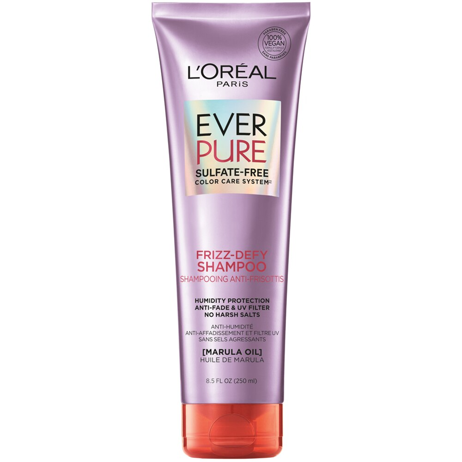 L'Oreal Ever Pure Shampoo, Sulfate Free, Frizz Defy, Marula Oil 8.5 Fl Oz