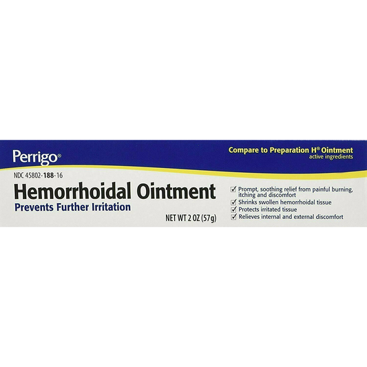 Perrigo Hemorrhoidal Pain Relief Ointment 2 Oz