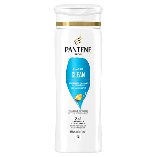 Pantene Classic Clean 2 In 1 Shampoo + Conditioner 12 Fl Oz