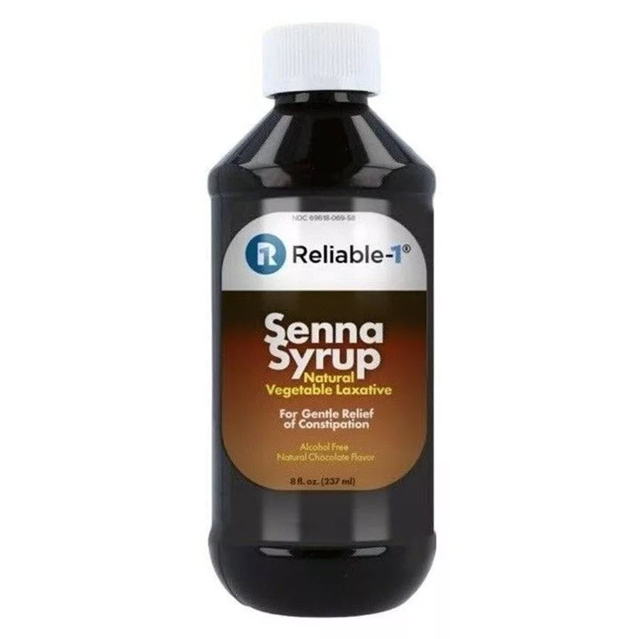 Senna Reliable 1 Laboratories Syrup Chocolate Flaver, 8 Oz