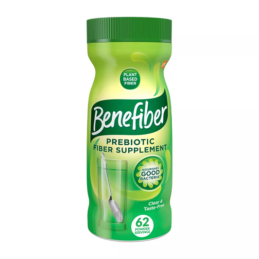 Benefiber Daily Prebiotic Fiber Supplement Powder For Digestive Health, Unflavored - 62 Servings