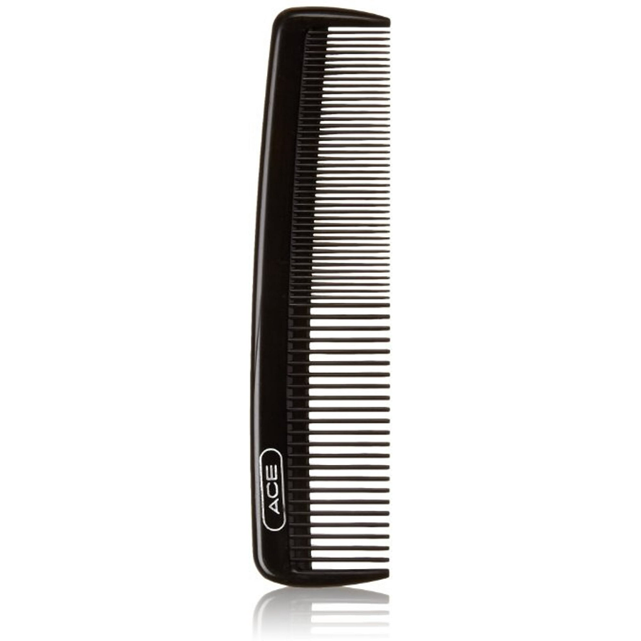 Ace Pocket Hair Comb, Black