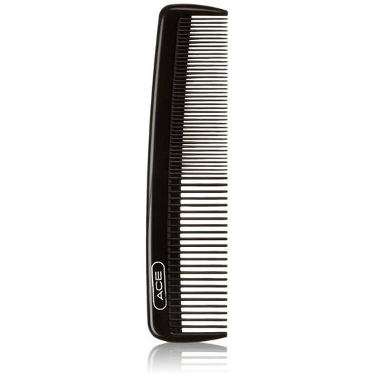 Ace Pocket Hair Comb, Black