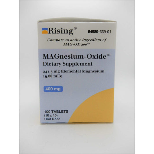 Tablet Rising Magnesium Oxide 400MG 100 Tablets