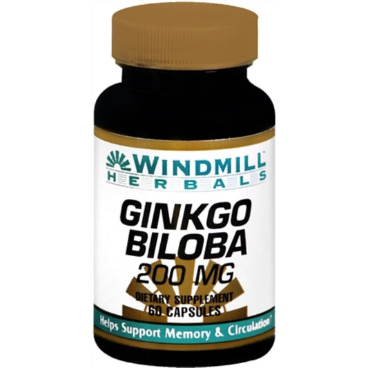 Windmill Ginkgo Biloba 200 Mg Capsules
