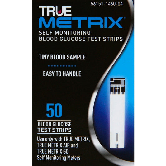 True Metrix Self Monitoring Blood Glucose Test Strips
