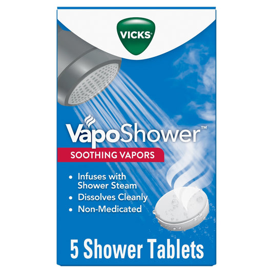 Vicks Vaposhower Soothing Vapors, Shower Tablets