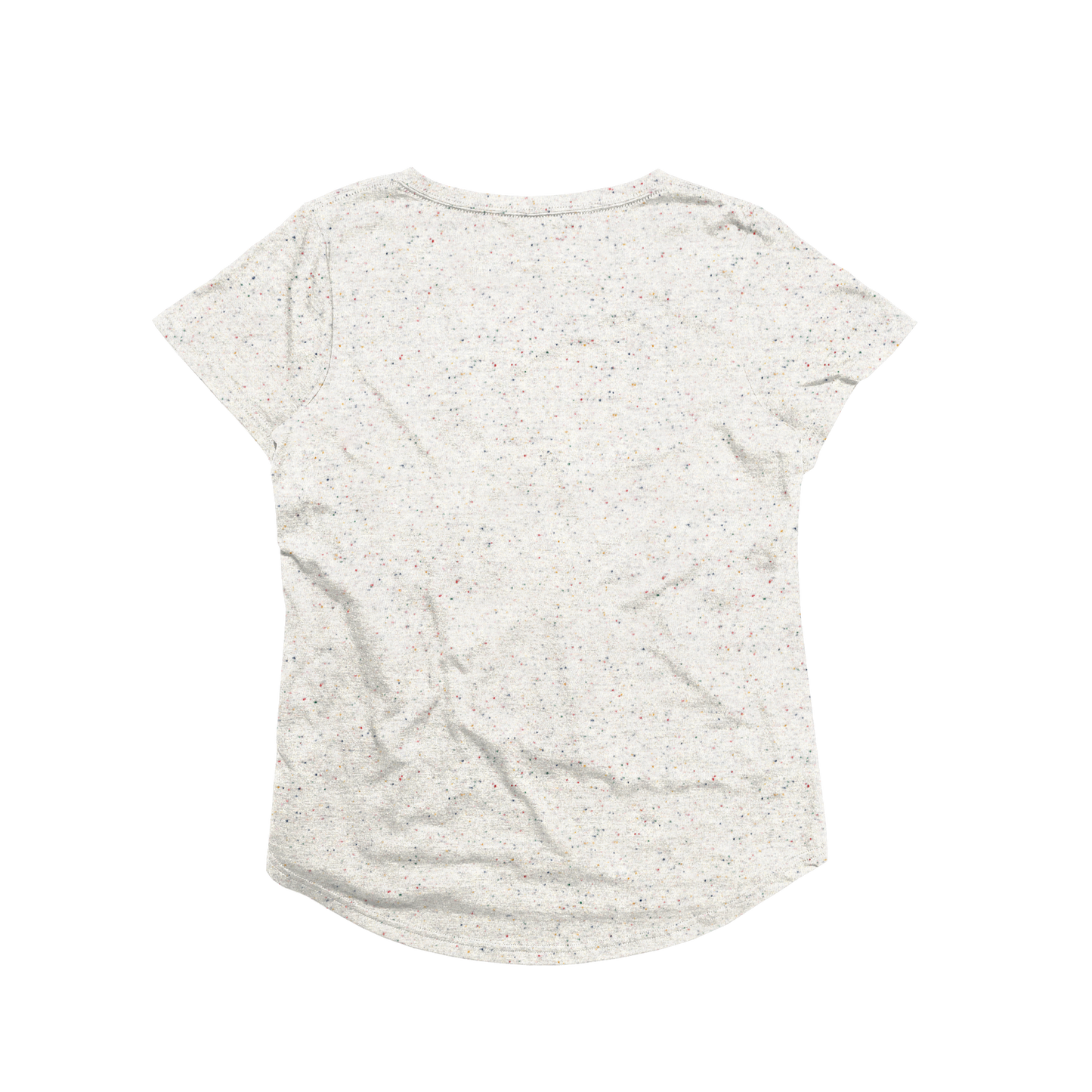 Ladies Eco-Triblend Drop Hem V-Neck Pocket Tee