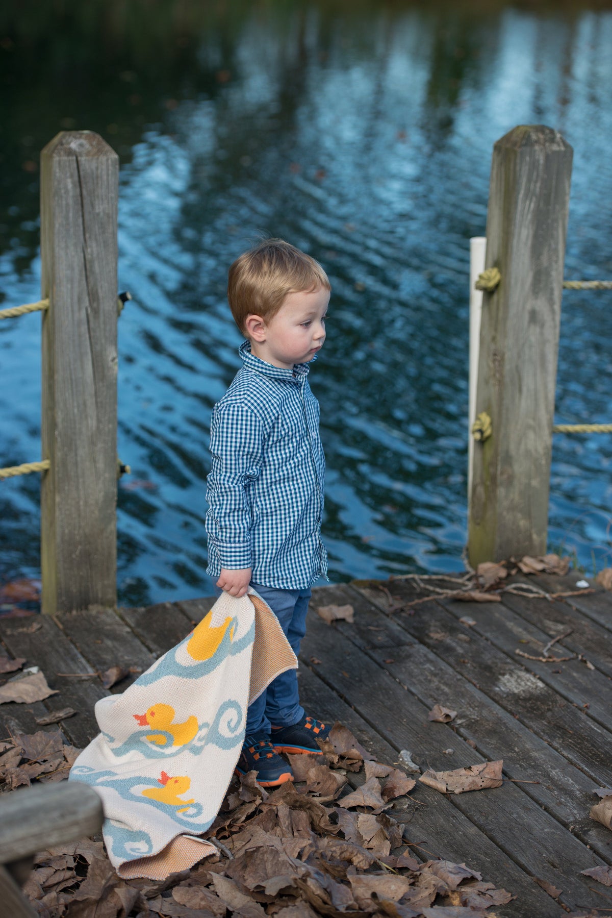 Baby Ducky - Cotton Knit Blanket