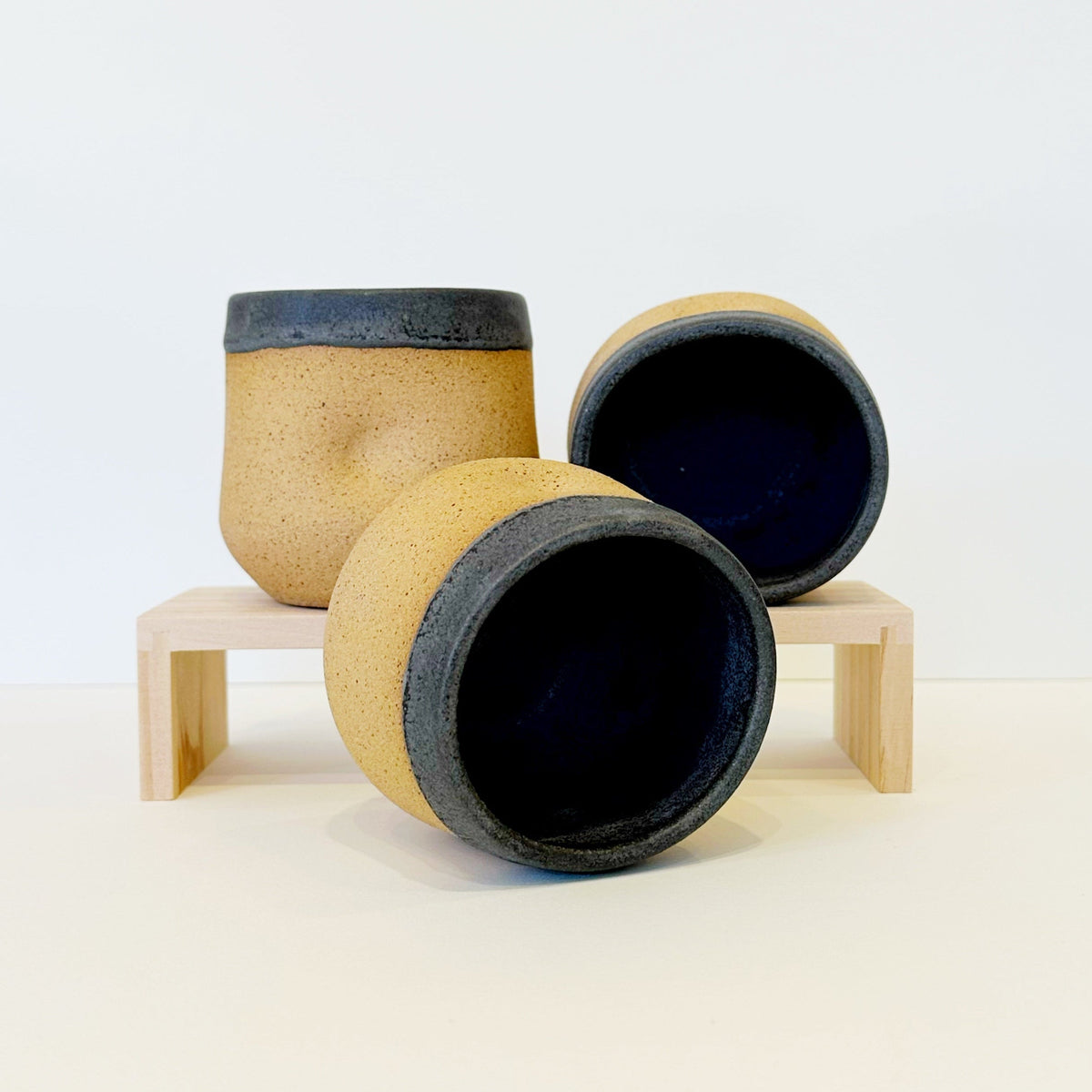 HUG MUGS Charcoal (set of two) 8oz