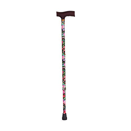 DMI Lightweight Adjustable Designer Cane - Color: Floral