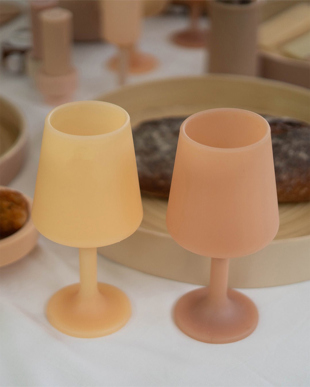 wheat + oat | swepp | silicone unbreakable wine glasses