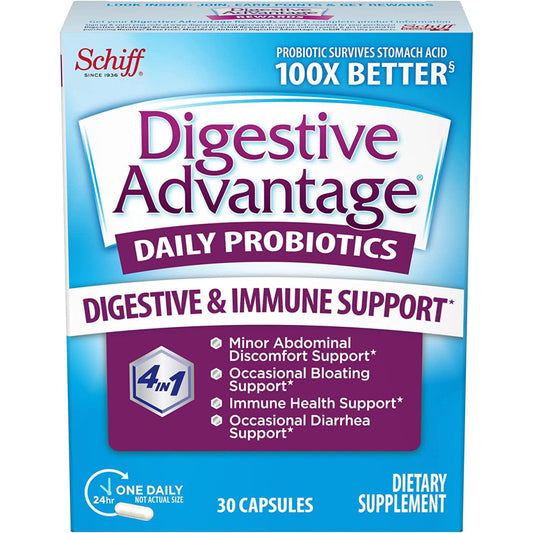 Digestive Advantage Daily Probiotic, 30 Capsules