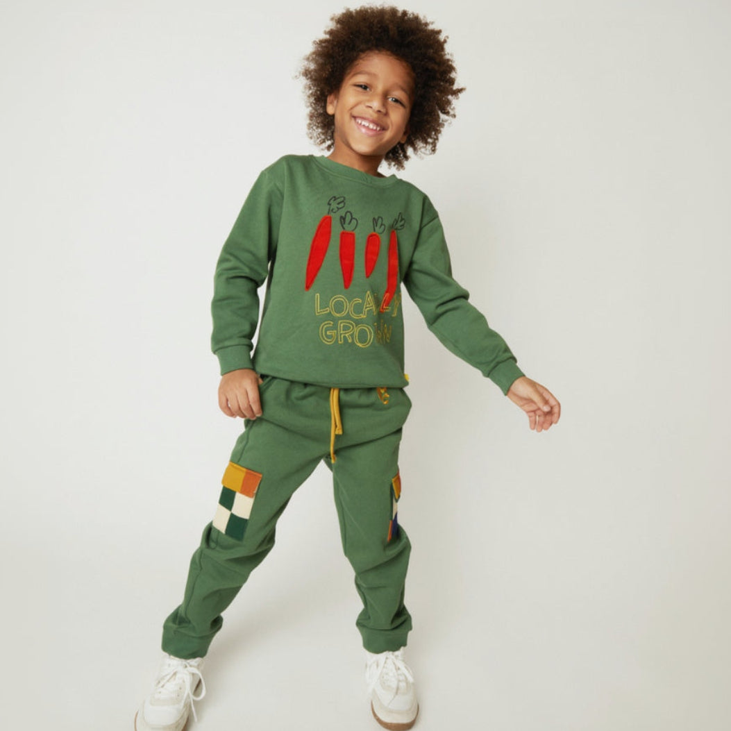 Green Checkered Pocket Jogger
