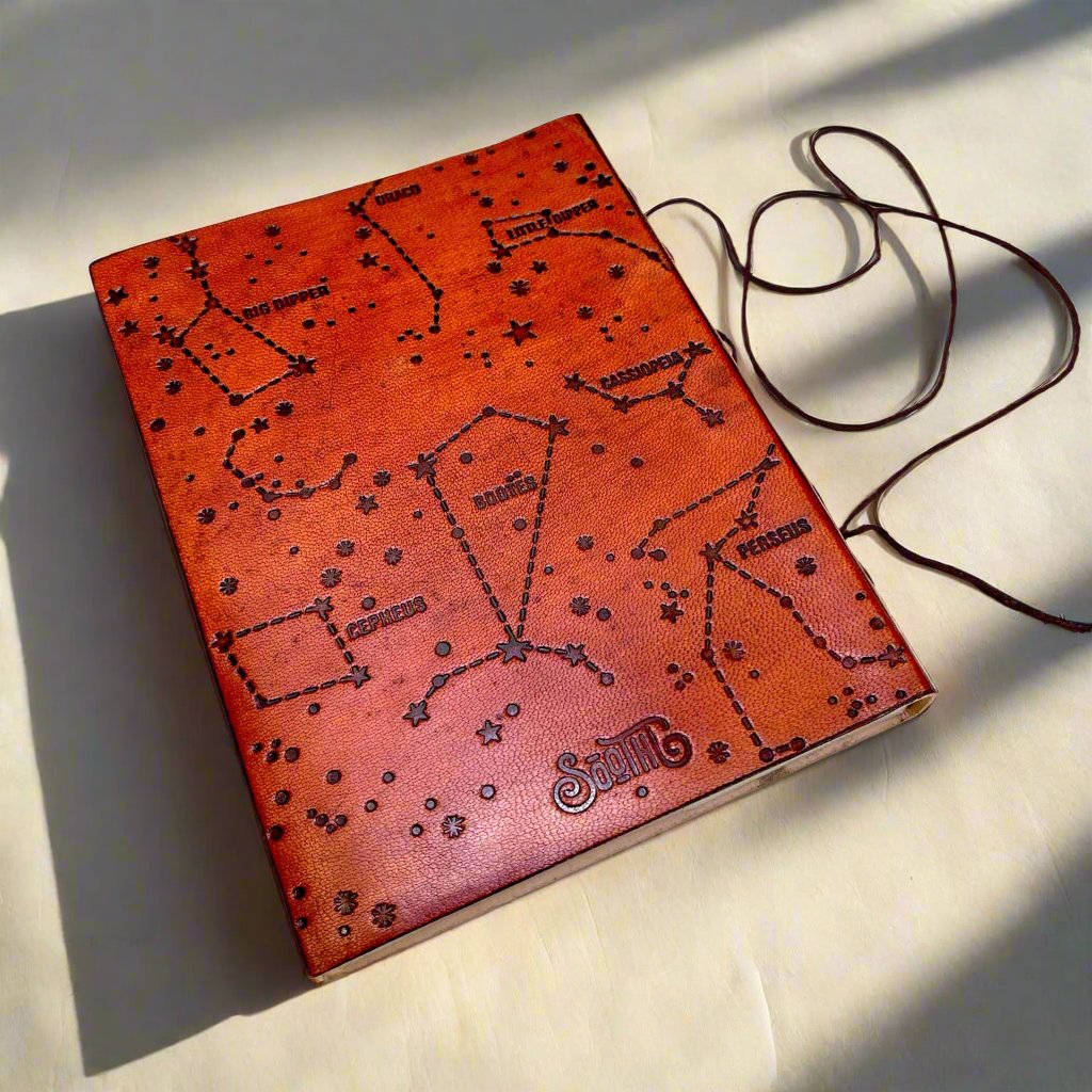 Madness Quote Leather Journal