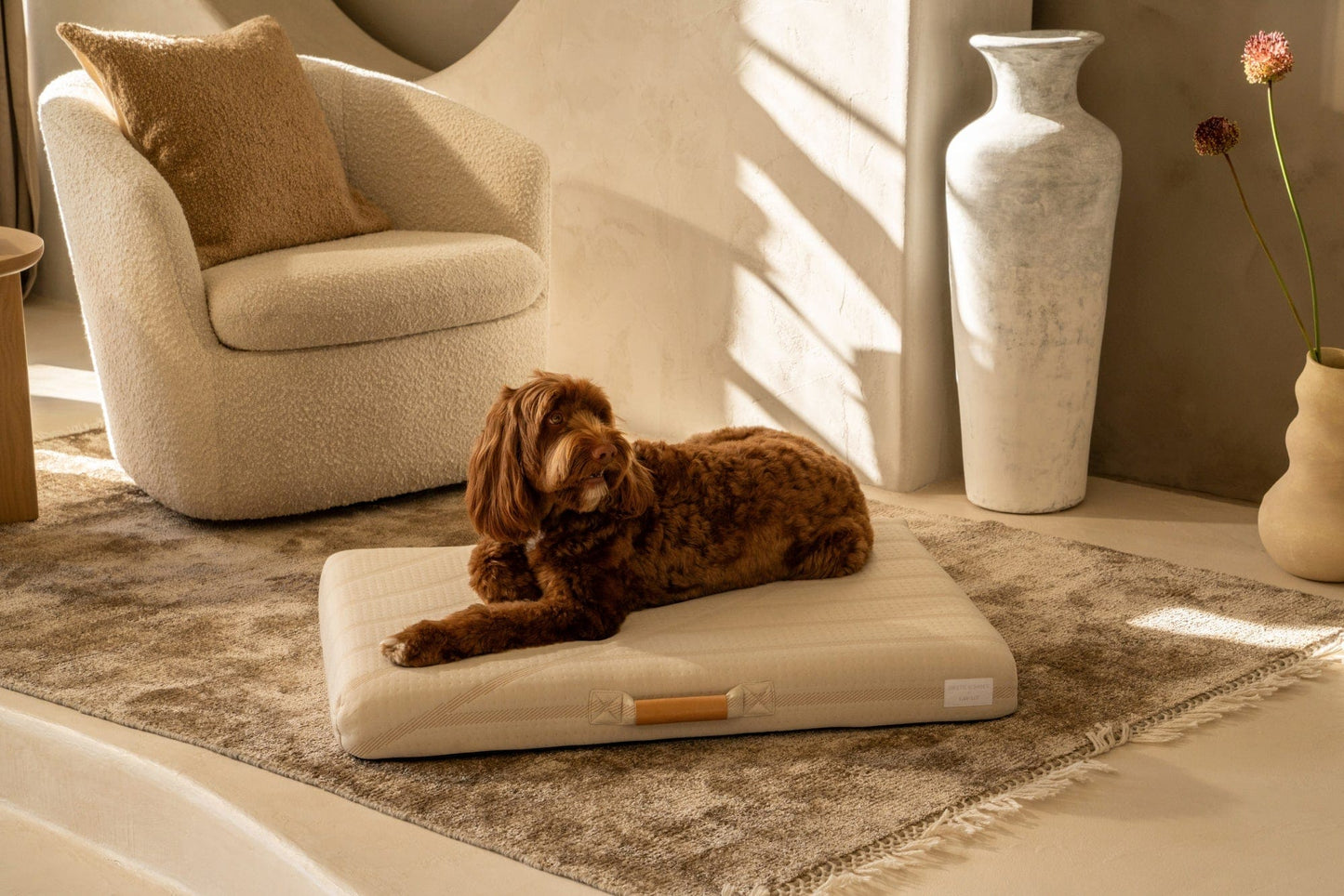 Brigette Romanek | Cream Dog Bed or Bed Cover