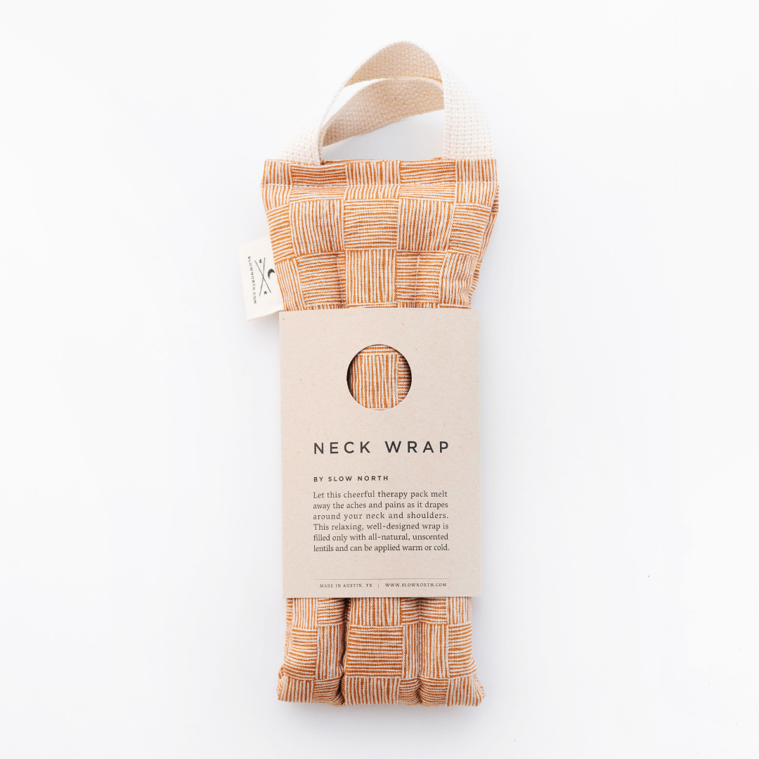 Eye Mask + Neck Wrap Bundle - Copper Fields