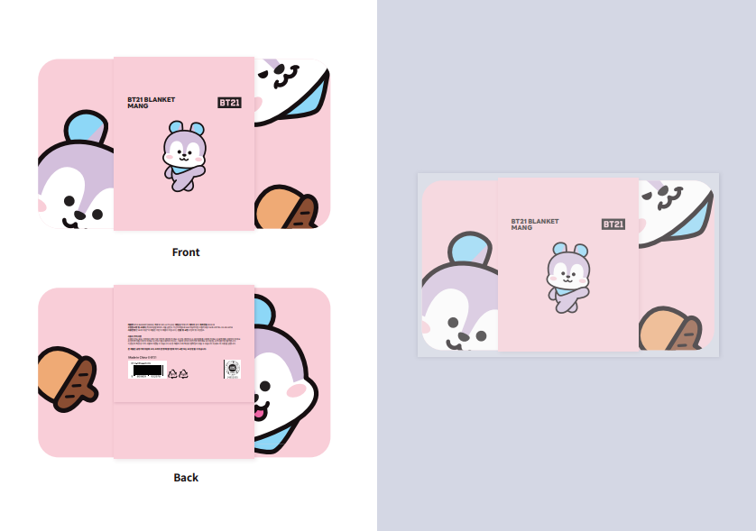 BT21 Minini Blanket