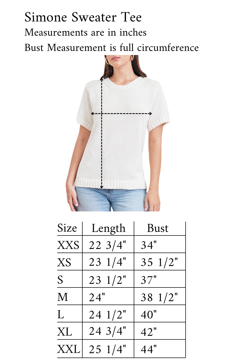 Simone Sweater Tee