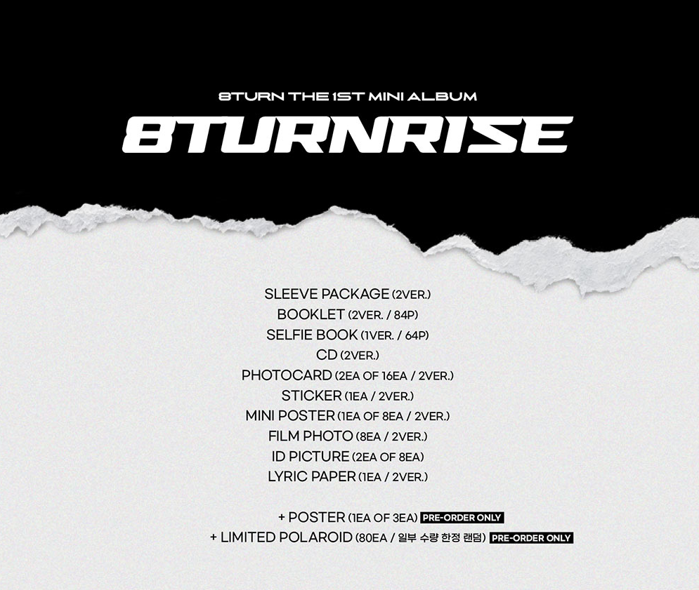 8Turn - 8Turnrise 1st Mini Album