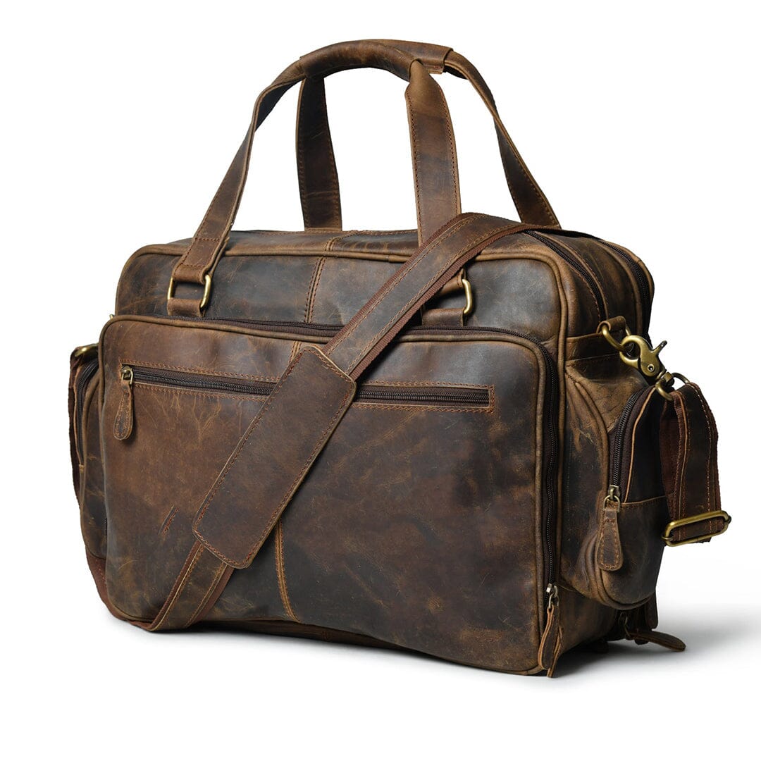 Floyd Handmade Buffalo Leather Office Briefcase - Osadia Concept Store