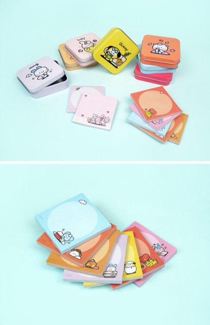 BT21 Minini Tin Case Memo Pad