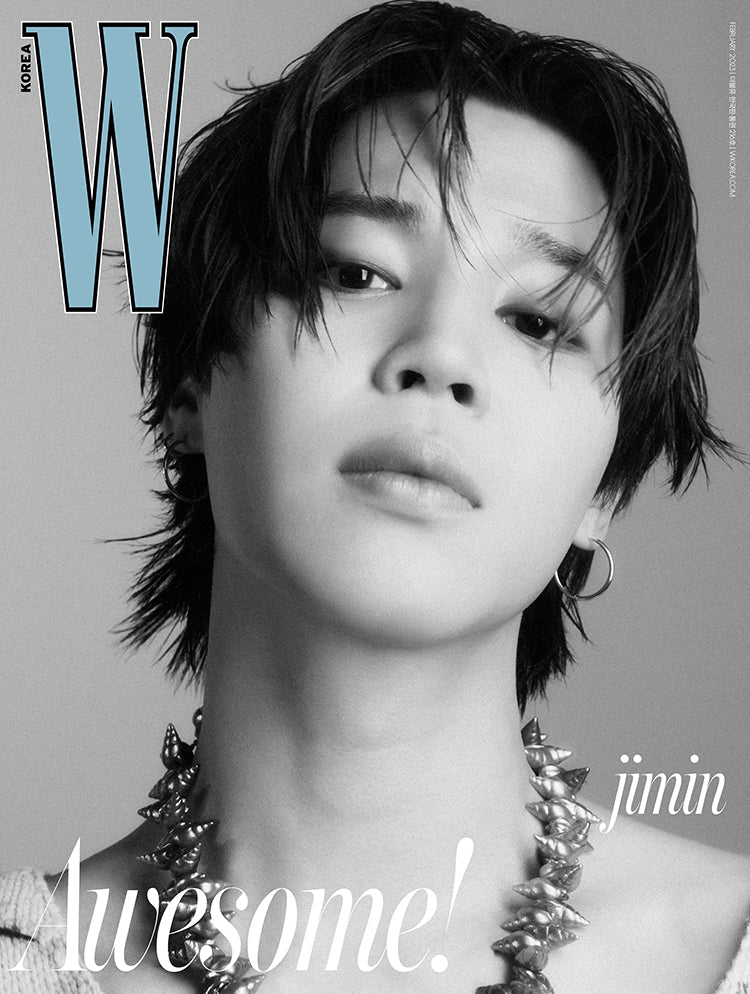 BTS Jimin On W Korea Magazine Cover (2023 Vol.2 Issue)