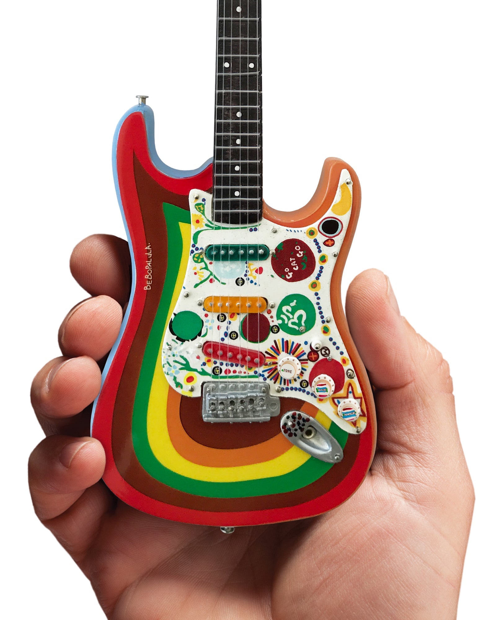 Officially Licensed George Harrison Fender™ Strat™ Rocky Mini Guitar Replica - Fab Four - Osadia Concept Store