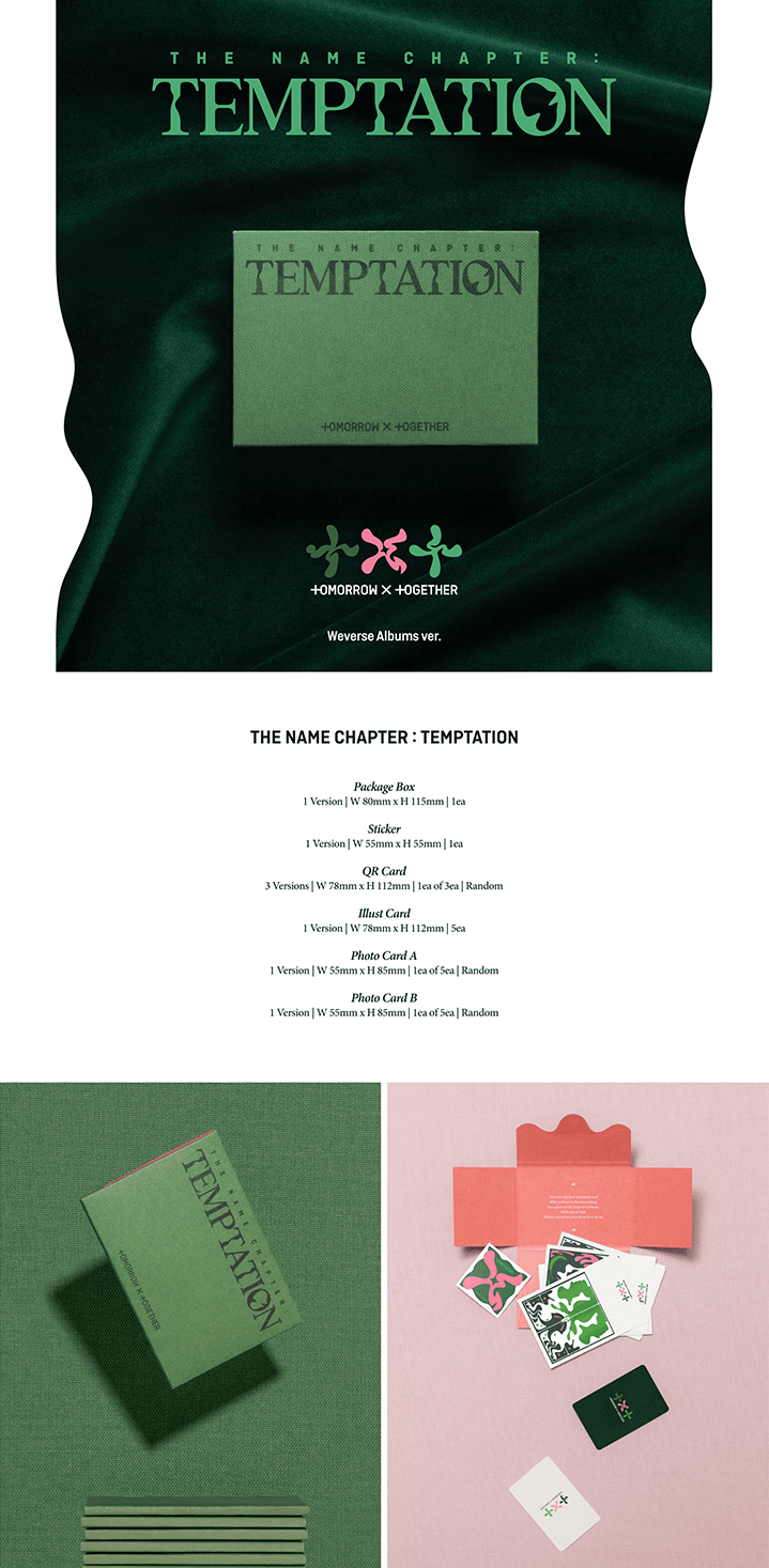 Tomorrow x Together (TXT) - The Name Chapter Temptation (Weverse Albums Ver)