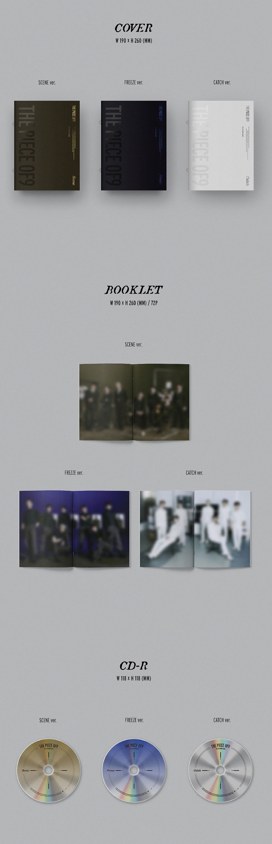 SF9 12Th Mini Album - The Piece Of Of9