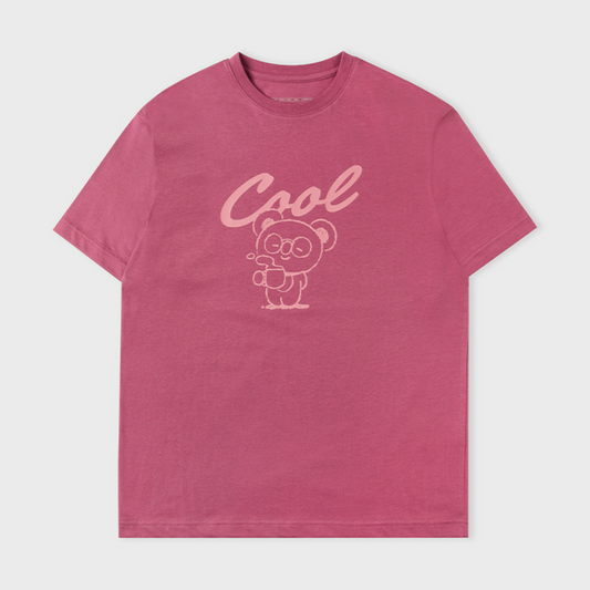 BT21 - Basic Short Sleeve Tshirt Indian Pink (Koya)