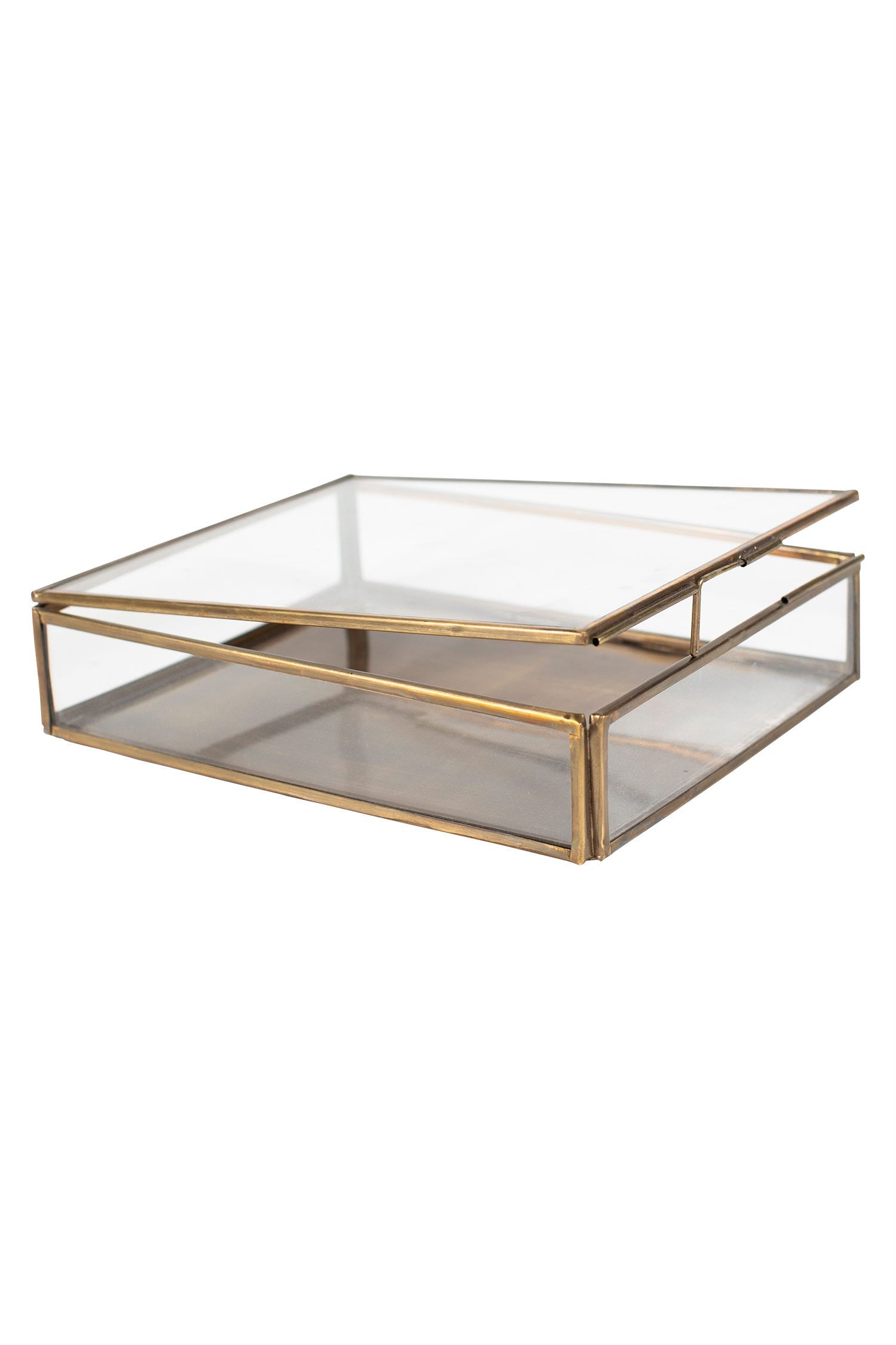 Antiqued Brass Keepsake Box - Osadia Concept Store