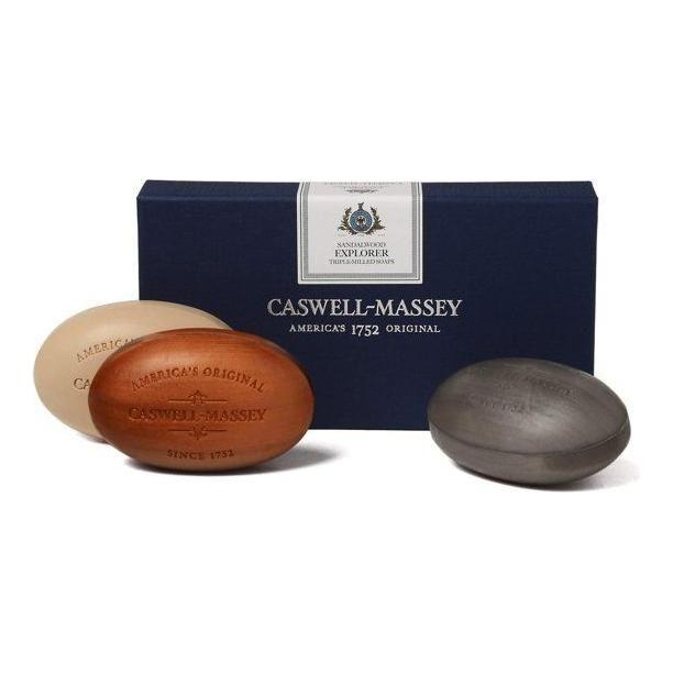 Caswell Massey Heritage Triple-Milled Bar Soaps Set of Three 5.8oz Collection
