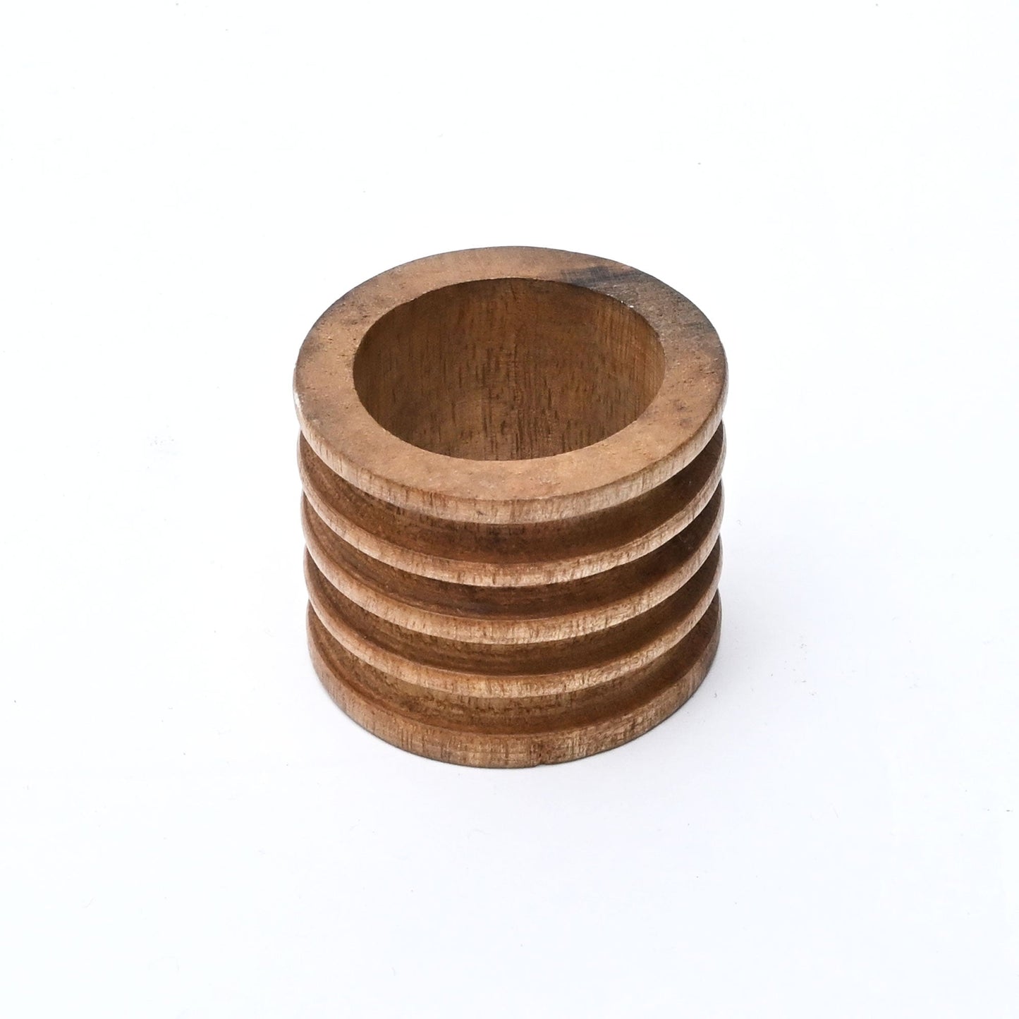 Elegant Wooden Napkin Rings | Set of 4 | Perfect for Dining