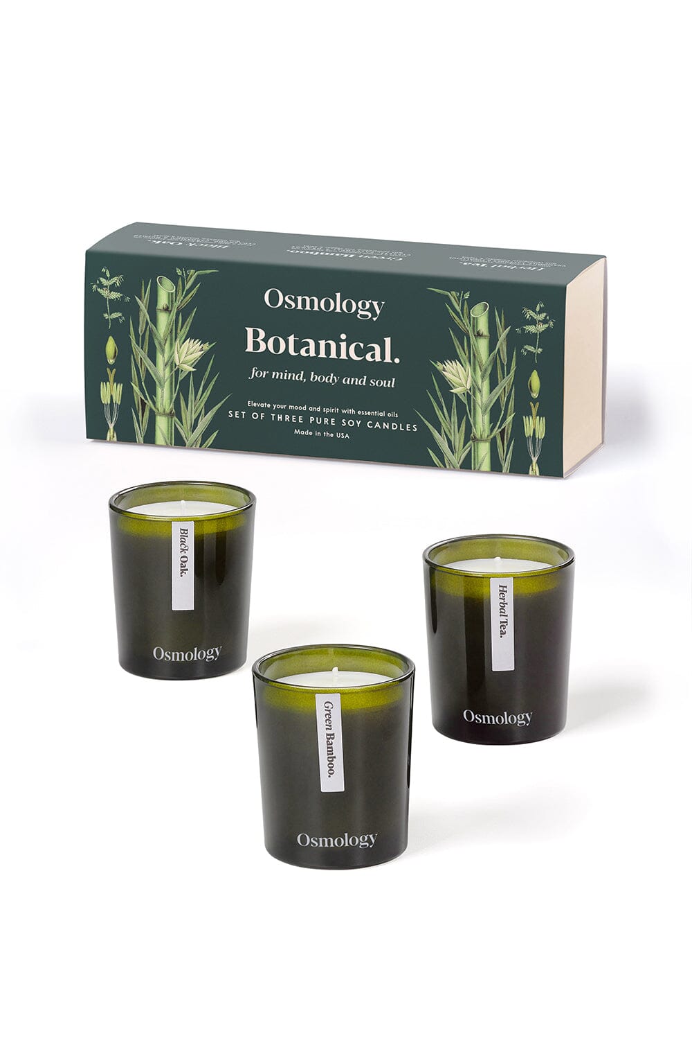 Botanical Green Mini Candle Gift Set